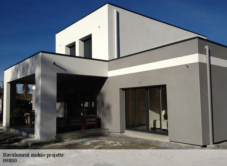 Ravalement enduis projetté 09800