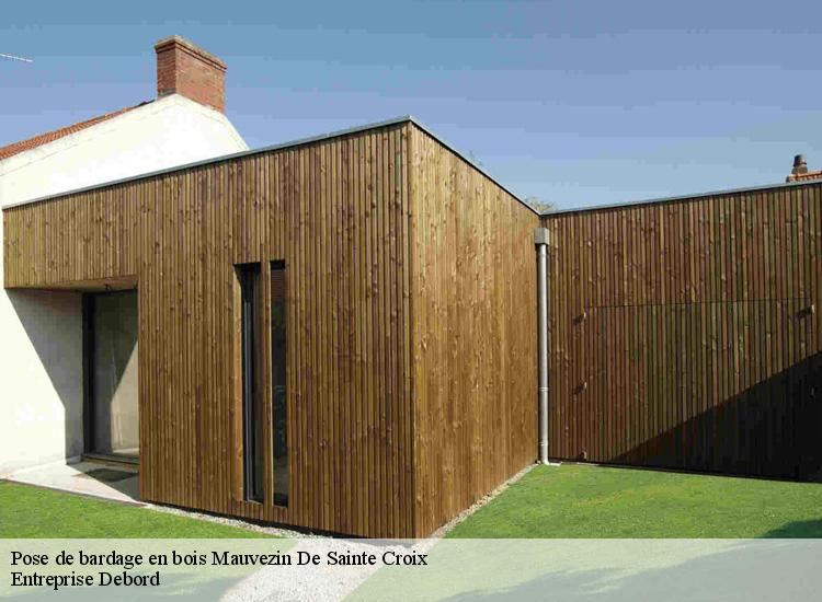Pose de bardage en bois mauvezin-de-sainte-croix-09230 Entreprise Debord