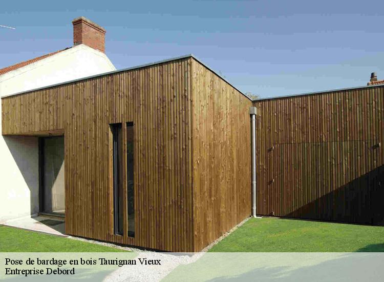 Pose de bardage en bois taurignan-vieux-09190 Entreprise Debord